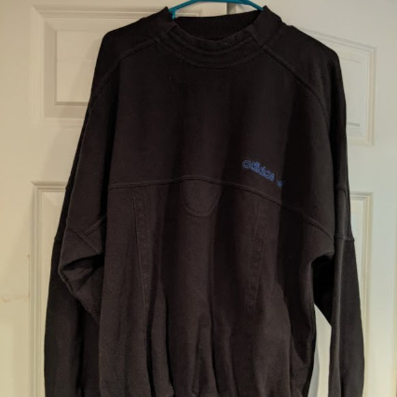 adidas Other - Vintage Adidas Sport Sweatshirt Medium Black Blue